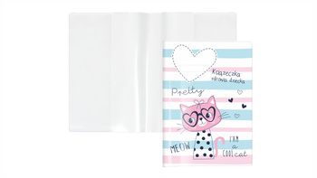 Okładka na książeczkę zdrowia dziecka Kotek