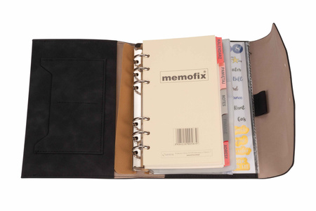 Organizer budżetownik 2026 B6 czarny nubuk