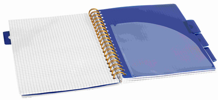 Kołozeszyt Strigo B5 Project Book Gwiazdy czarny kratka