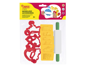 Foremki do masy plastycznych 12 sztuk z wałkiem