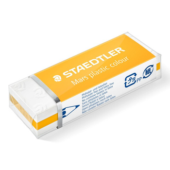 Paczka Gumka techniczna Mars Plastic żółta Staedtler 20 szt.