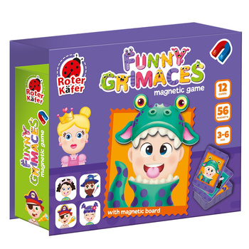 Układanka magnetyczna Śmieszne Grymasy RK2030-07