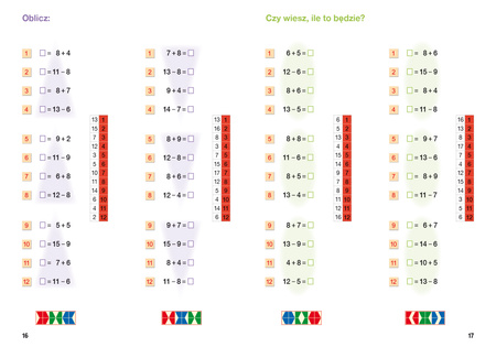 PUS Liczę w pamięci 2 Dodawanie i odejmowanie w zakresie 20
