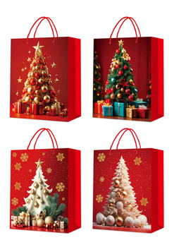 Torebki prezentowe BN 12 sztuk mix wzorów WK 22561 L