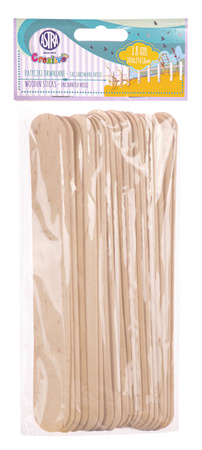 Patyczki z naturalnego drewna Astra Sosnowy domek 18 sztuk