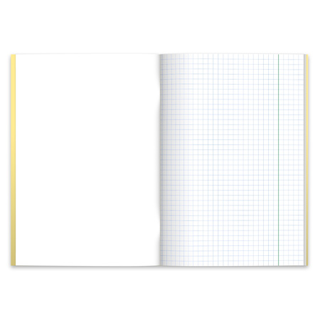 Paczka zeszyt A5 Eco PP Pastel Colors 32k kratka mix kolorów 10 szt.