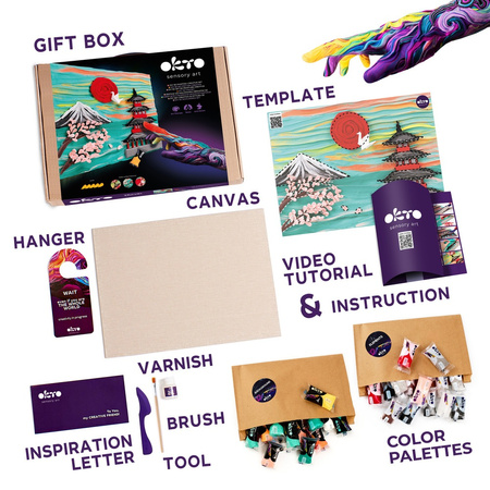 Zestaw kreatywny do modelowania 3D Japan