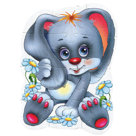 Puzzle Piankowe baby miś królik rk1101-04