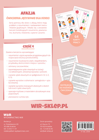 Afazja Ćwiczenia językowe dla dzieci Część 4