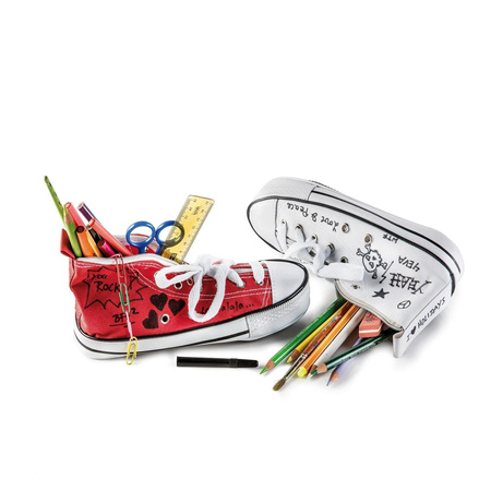 Piórnik sneaker Donkey Doodle czerwony