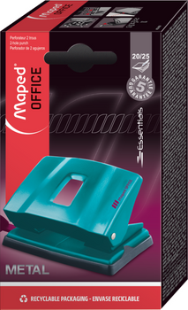 Dziurkacz Essentials metal Deco do 25 kartek