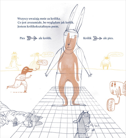 Pies w kształcie królika