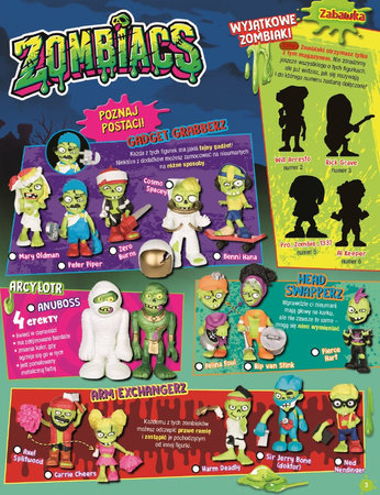 Zombiacs minifigurki 1szt.mix