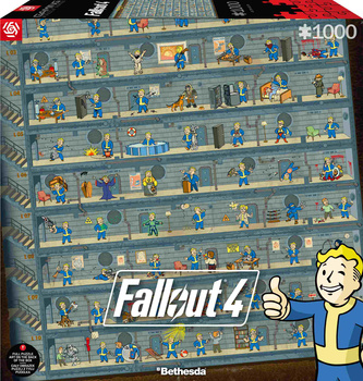Puzzle 1000 Gaming Fallout 4 Perk Poster