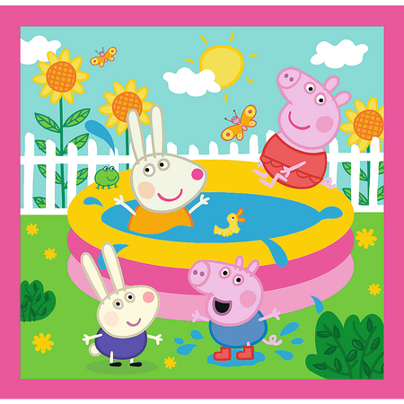Puzzle 3w1 Peppa i przyjaciele 34873