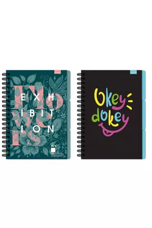 Kołozeszyt B5 96k.kratka Priplak 1szt.mix