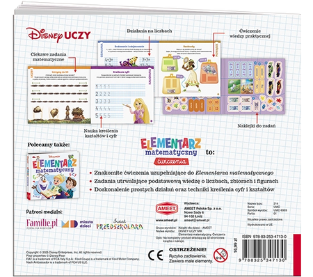 Disney uczy Elementarz matematyczny Ćwiczenia UMC-9303