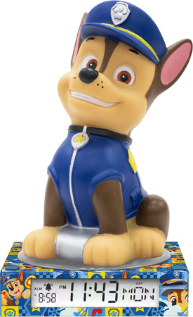 Lampka 3D z budzikiem Paw Patrol PW19972