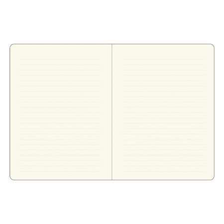 Notatnik wiązany ze sztucznej skóry czarny Peter Pauper Press