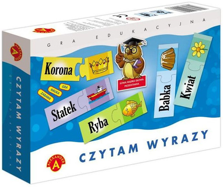 Gra Czytam wyrazy sowa mądra głowa 0479