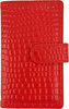 Kalendarz 2026 B6 dzienny z zapięciem krokodyl czerwony