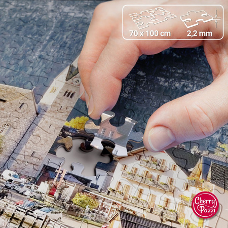 Puzzle 2000 CherryPazzi Hallstatt in the Morning Light 50156