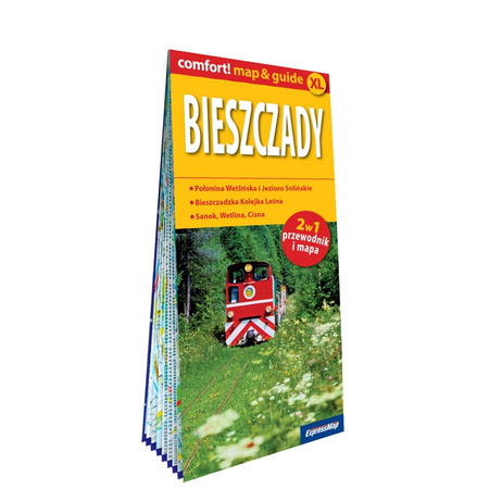 Bieszczady map&guide XL PL laminat 2025