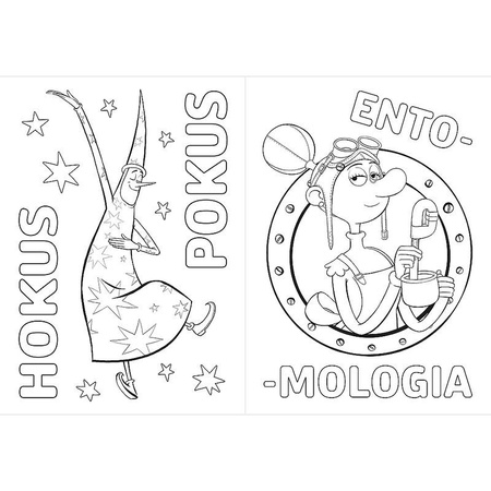 Smok Diplodok. Kolorowanka