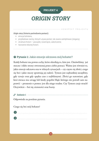 Tymon i ja Propozycje zajęć z wykorzystaniem narracji i tworzenia historii