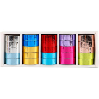 Display Taśma ozdobna Washi Tape Foil display mix 25 sztuk