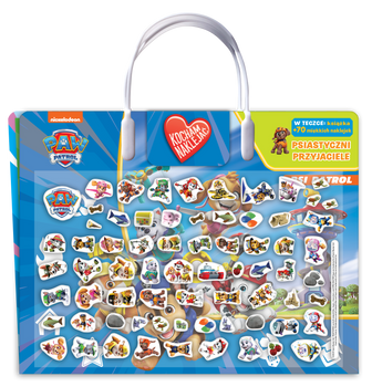 Psiastyczni Przyjaciele. Psi Patrol. Kocham naklejać