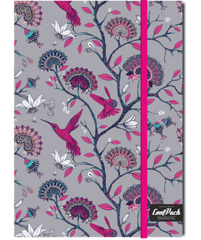 Brulion A5 z gumką Coolpack Silence