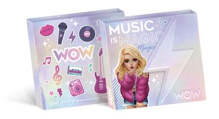 Notes kostka samoprzylepne kartki WOW00074 1szt.mix