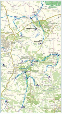 Przewodnik kajakowy Szlaki wodne województwa łódzkiego