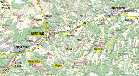 Transylvania adventure map 1:250 000 laminat 2024