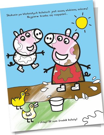 Wesołe zabawy. Świnka Peppa.  Maluję, bo lubię