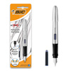 Pióro wieczne BIC XPen chrome silver niebieskie blister 1szt.