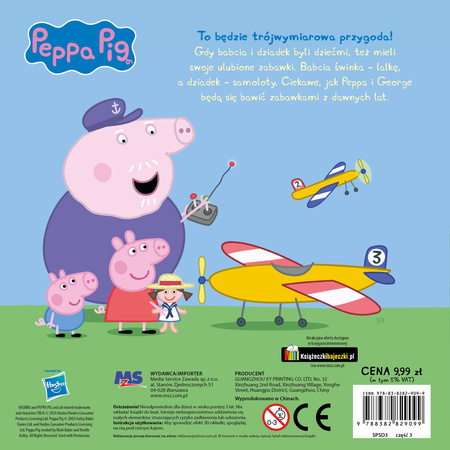 Zabawki babci i dziadka. Świnka Peppa. Ruchome obrazki