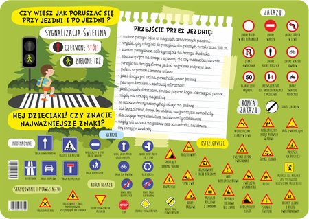 Podkładka na biurko znaki drogowe
