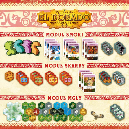 Gra Wyprawa do El Dorado Mokradła i smoki dodatki