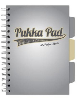 Kołozeszyt Pukka Pad A5 Project Book Design szary