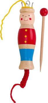 Drewniany instrument do wyplatania szydełko dla dzieci Goki