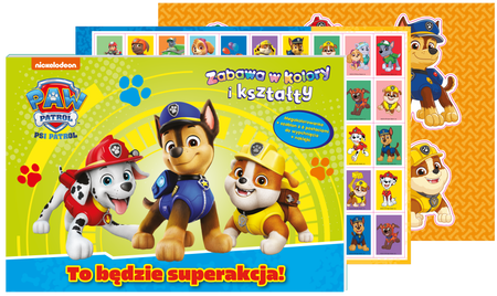 Co za akcja!. Psi Patrol. Zabawa w kolory i kształty