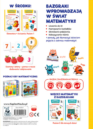 Matematyka. Teczka edukacyjna. Kapitan Nauka. Bazgraki
