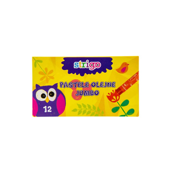 Pastele olejne jumbo Strigo 12 kolorów