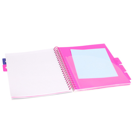 Kołozeszyt Strigo A4 Project Book Neon zielony linia