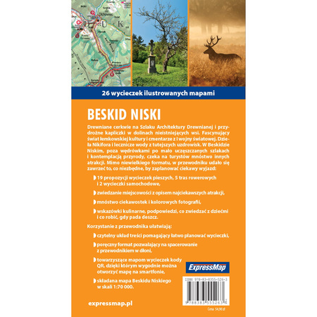 Beskid Niski light przewodnik + mapa