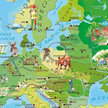 Plan lekcji mapa Świat Młodego Odkrywcy