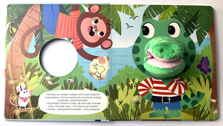 Krokodylek i mapa skarbów. Przyjaciele do poduszki