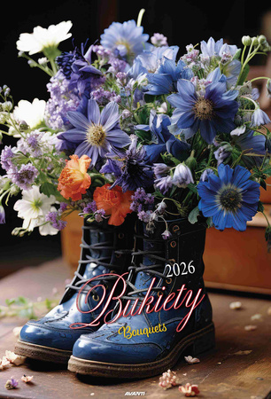 Kalendarz 2026 A3 Bukiety A3-1